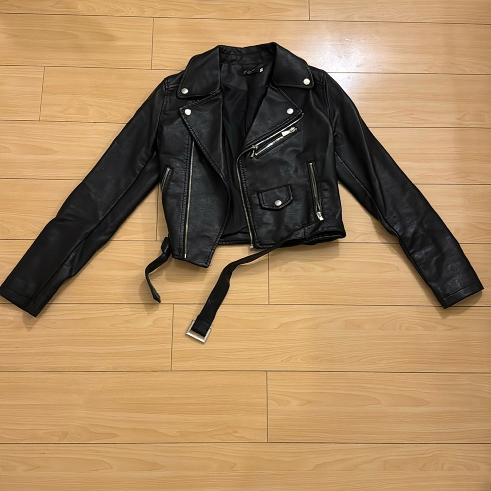 vegan Leather Biker Jacket